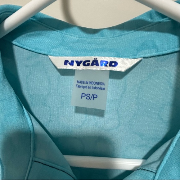 Nygard women’s size PS/P Aqua and black Shirt. Like new condition. - Picture 2 of 6
